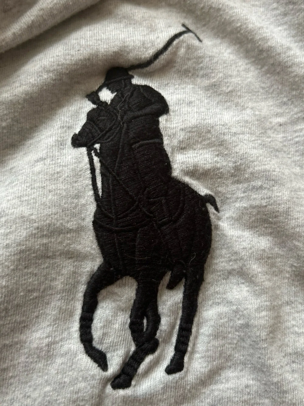 Polo by Ralph Lauren Light Gray Short Sleeve Tee with Black Pony